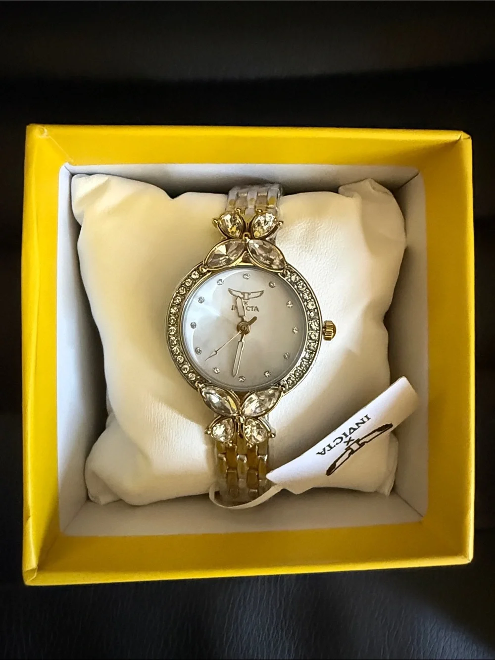 Invicta Butterfly/ Wildflower Women's Watch - 30mm Silver & Rose Gold NEW in Box